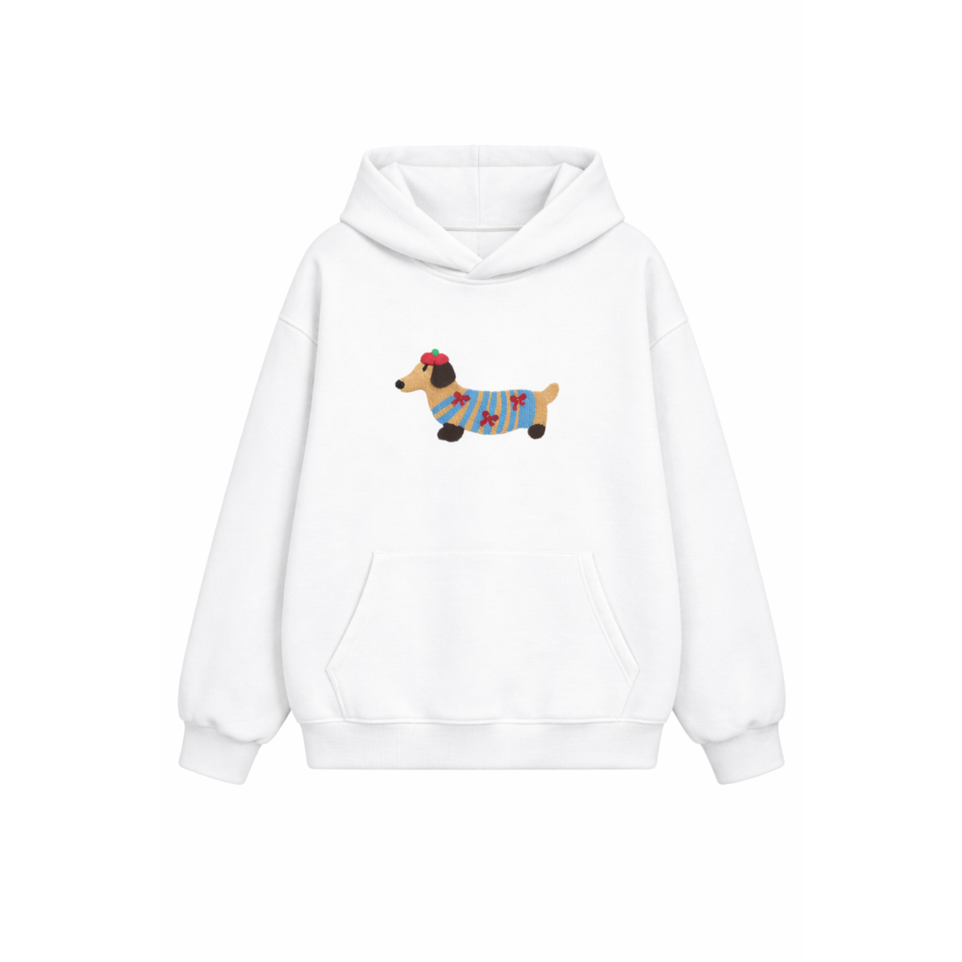SAUSAGE embroidered hoodie