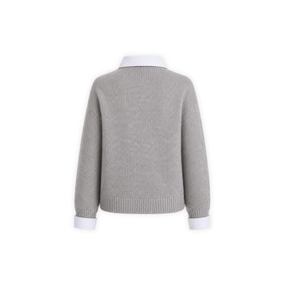 SASUAGE knit with collar