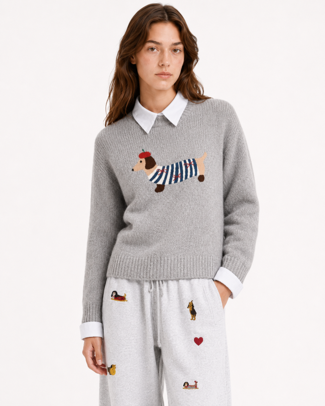 SASUAGE knit with collar