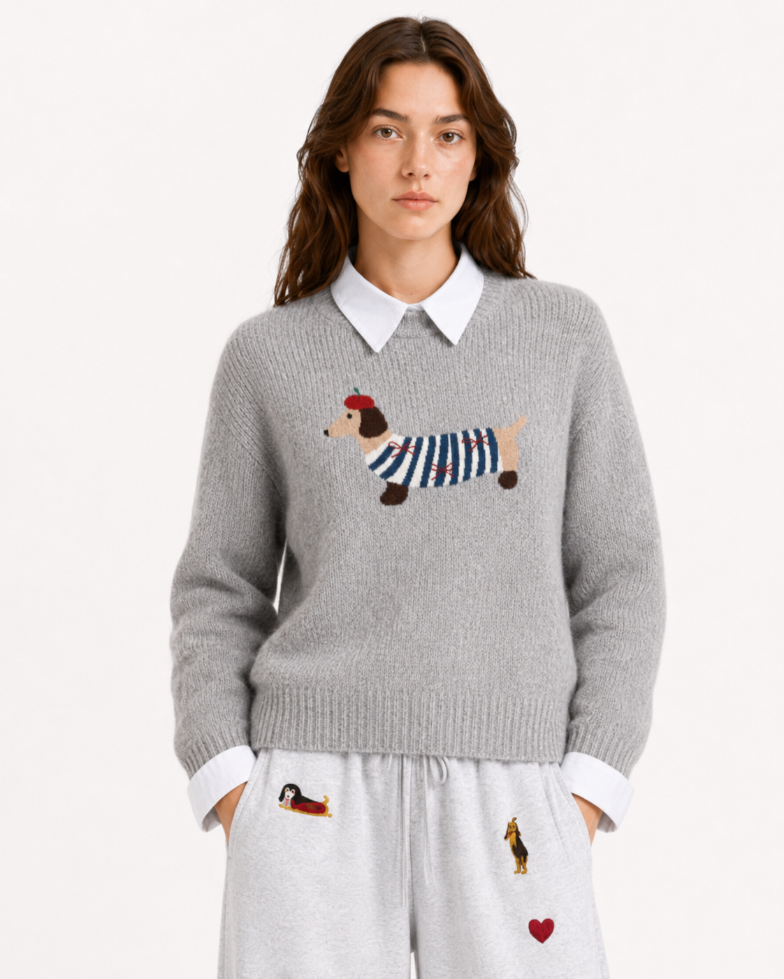 SASUAGE knit with collar