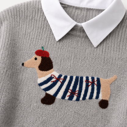 SASUAGE knit with collar
